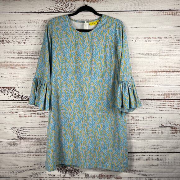 Roller Rabbit Dresses & Skirts - Roller Rabbit Women's Size S Blue Bell Sleeves Mini Dress